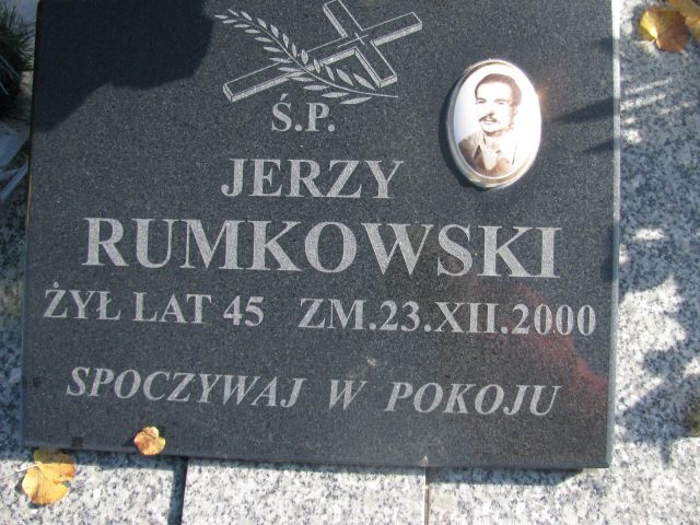 Jerzy Rumkowski 1955 Jasieniec - Grobonet - Wyszukiwarka osób pochowanych