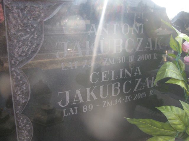 Celina Jakubczak 1926 Jasieniec - Grobonet - Wyszukiwarka osób pochowanych