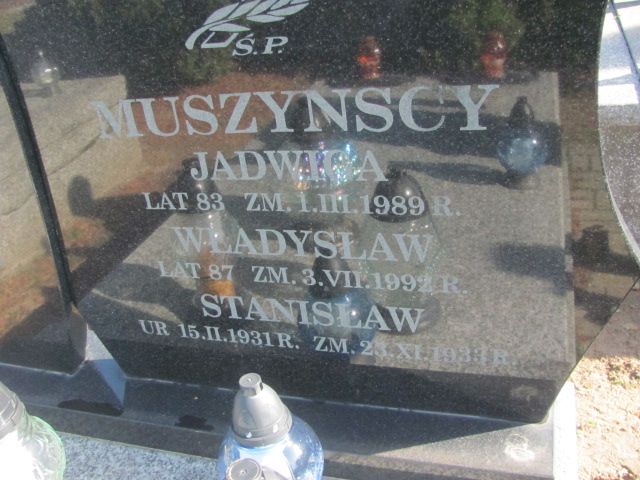 Stanisław Muszyński 1931 Jasieniec - Grobonet - Wyszukiwarka osób pochowanych